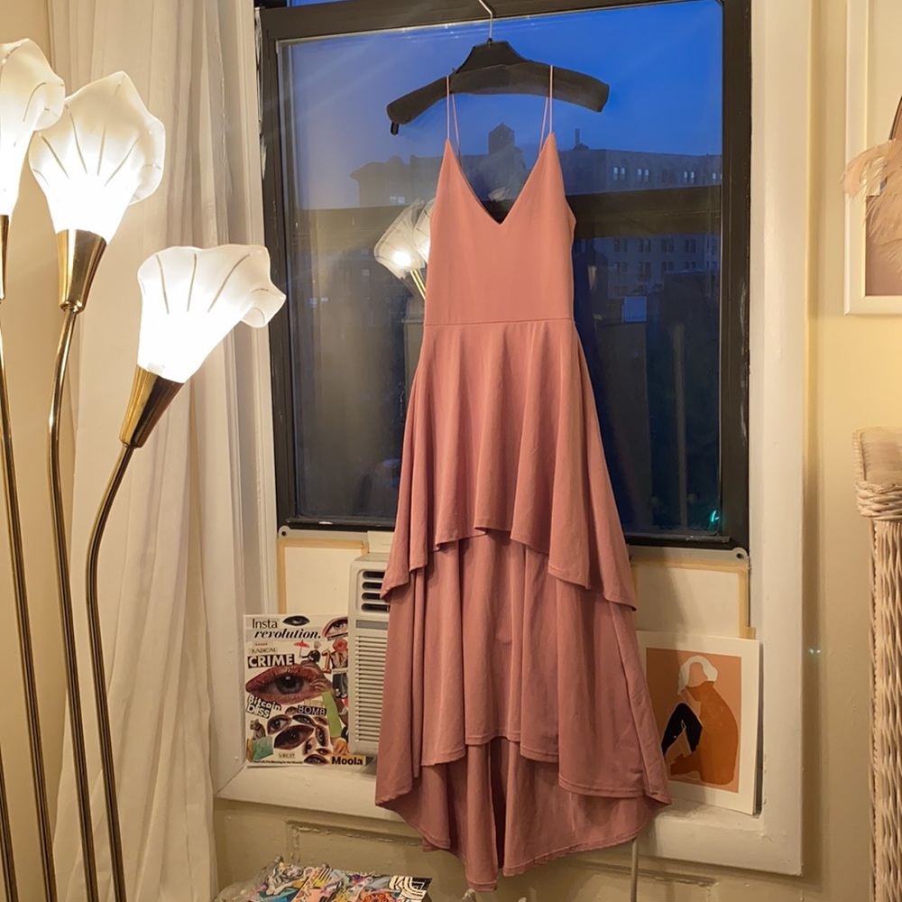 Boohoo Petite Layered Maxi Dress